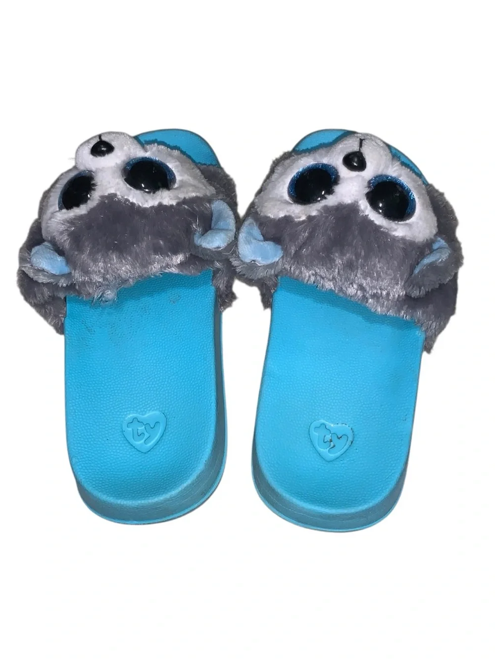 TY Beanie Baby Slush Wolf Plush Sides Girls Size 1-3